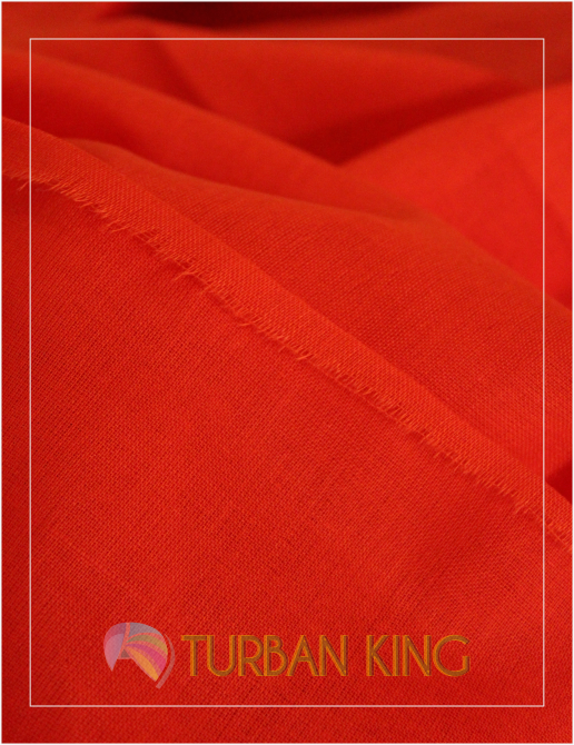 Full Voile Turban - Orange image 1