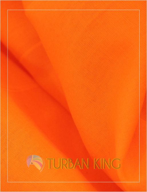 Rubia Voile Turban - Kesari Orange image 1