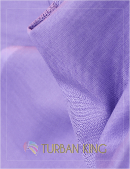 Full Voile Turban - Lavender full voile image 1