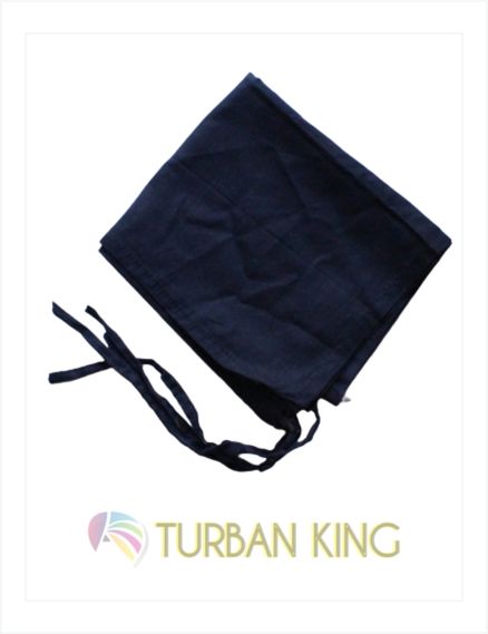 Navy Blue Patka with 4 Strings image 1
