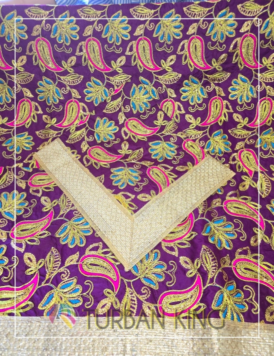 Double Set Rumala Sahib - Ambi Dark purple image 0