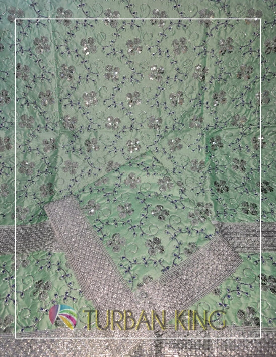 Double Set Rumala Sahib - Light mint silver image 0