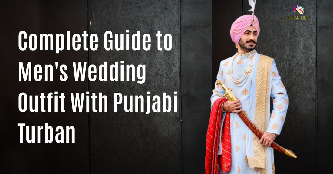 Complete Guide to Men's Wedding Outfit With Punjabi Turban