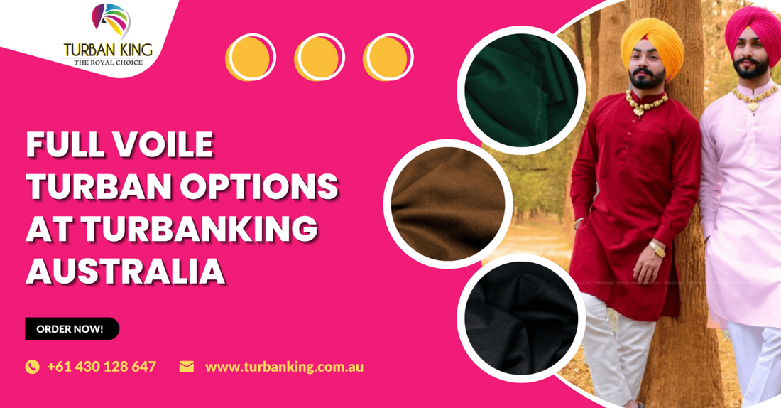 Full Voile Turban options at Turban king Australia