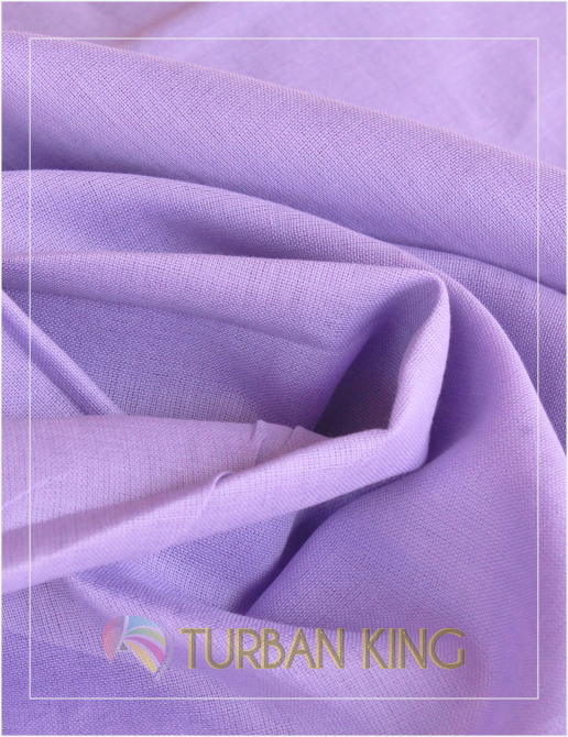Rubia Voile Turban - Pastel Purple image 1