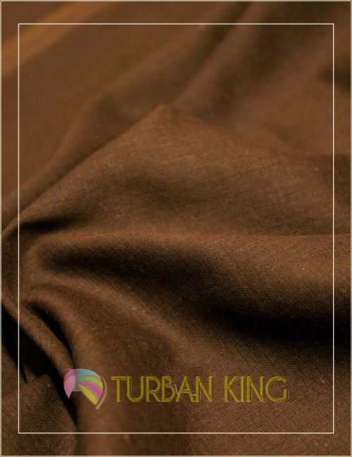 Full Voile Turban-Pine Cone Brown image 0