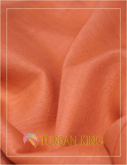 Full Voile Turban - Rusty Orange image 0