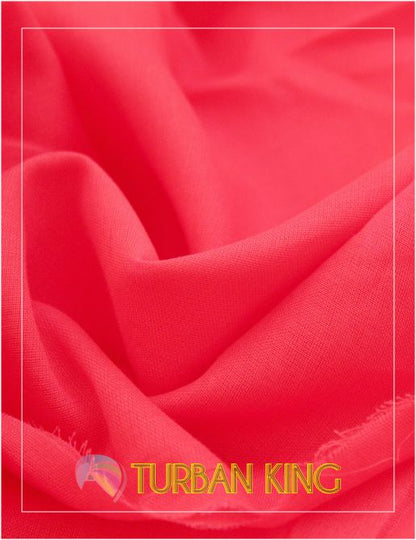 Full Voile Turban - Folly Red image 1