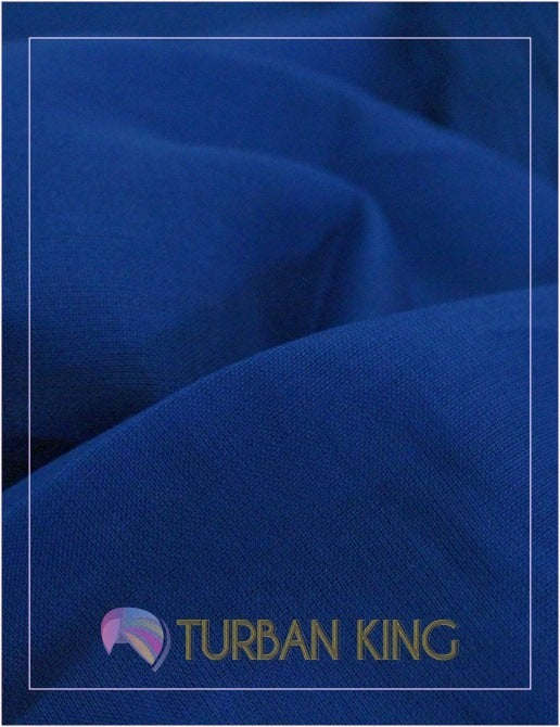 Full Voile Turban - Royal Blue image 1