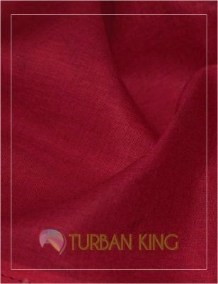 Full Voile Turban - Maroon image 0