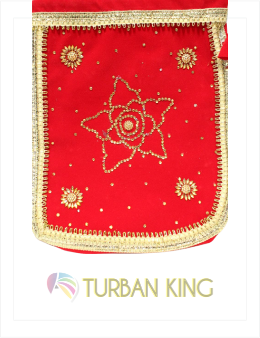 Dry Fruit Potli Bags - Red Colour image 2