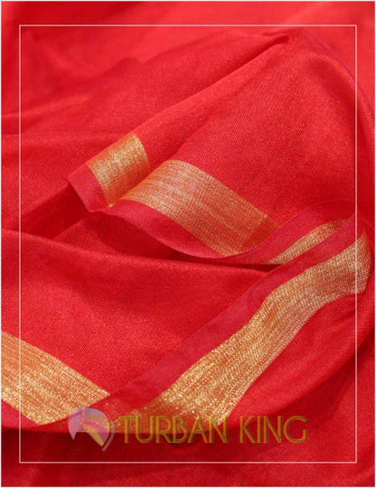 Designer Turban - Red image 1