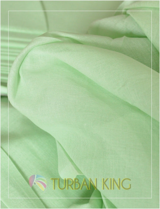Full Voile Turban - Soft Pale Green image 0