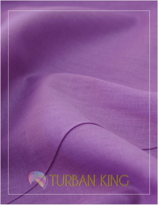 Full Voile Turban - Light Purple image 1