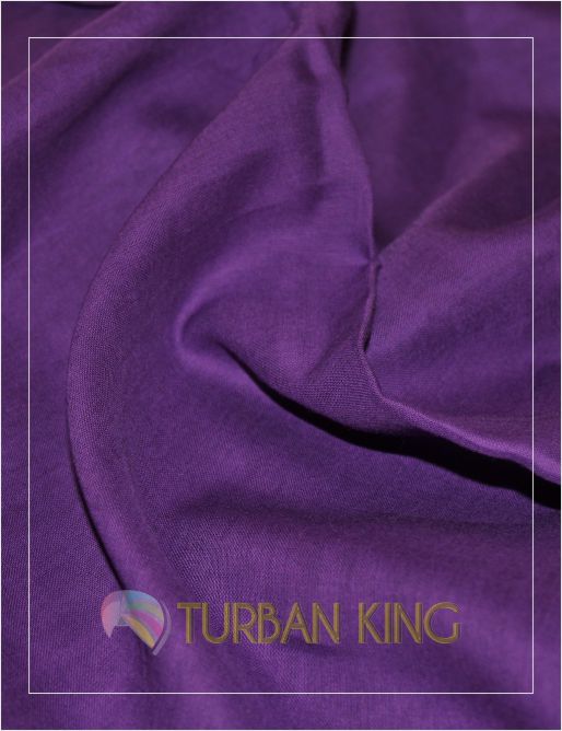 Full Voile Turban - Violet image 0
