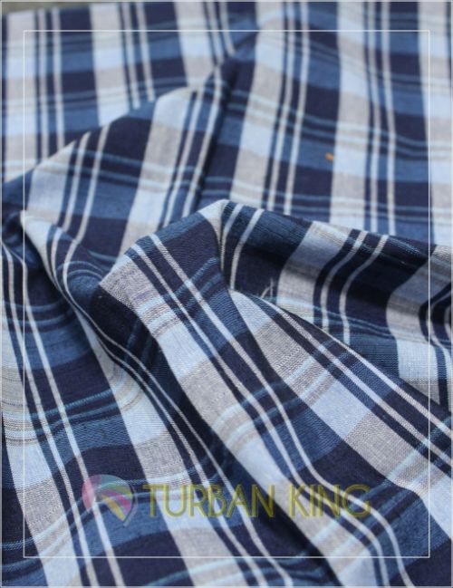 Parna - Navy Blue & white Check image 0
