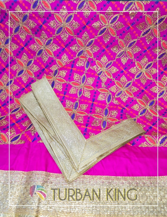 Double Set Rumala Sahib - Hot pink blue image 0