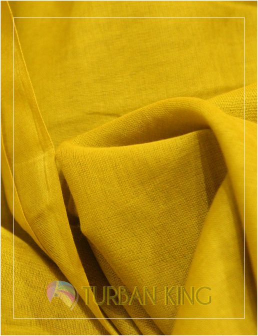 Full Voile Turban - Goldenrod image 0