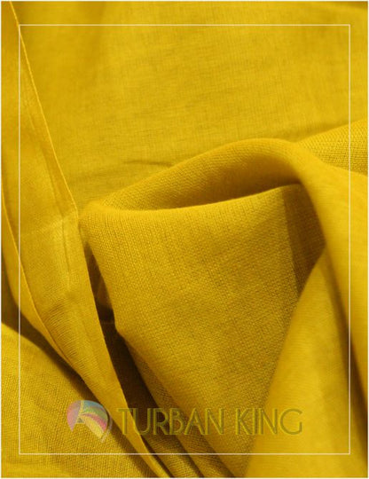 Full Voile Turban - Goldenrod image 0