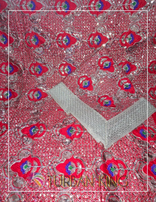 Double Set Rumala Sahib - Red blue image 0