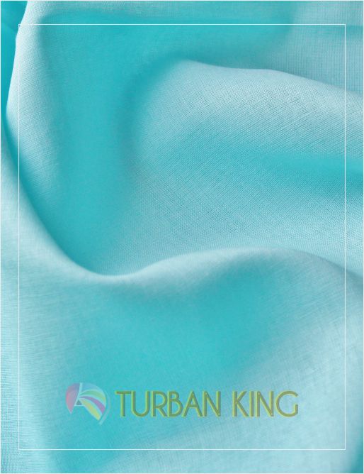 Full Voile Turban - Light Ferozi image 1