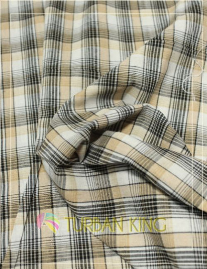 Parna-Cream & Black check image 1