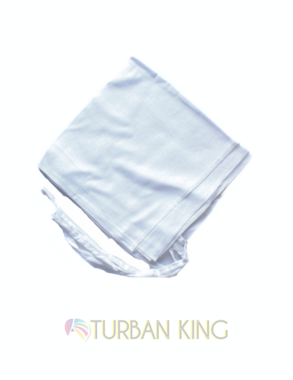 White Patka with 4 Strings image 0