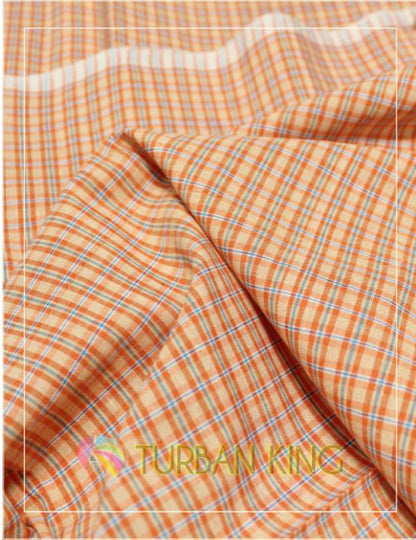 Parna-yellow orange check image 1