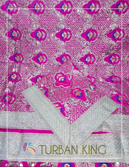 Double Set Rumala Sahib - Hot pink blue image 0