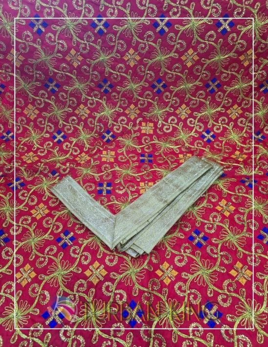 Double Set Rumala Sahib - Red square image 0