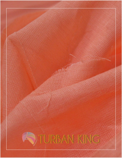 Full Voile Turban - Peach image 0