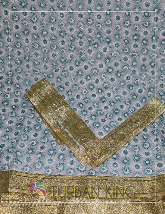 Double Set Rumala Sahib - Cotton dark teal image 0