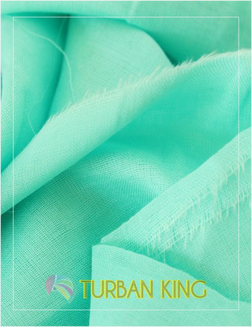 Full Voile Turban - Sea Green image 1
