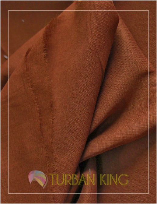 Full Voile Turban - Rusty Copper image 0