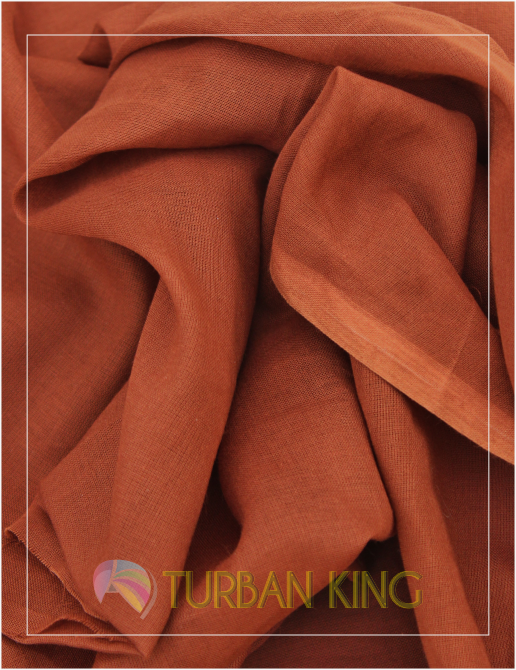 Full Voile Turban - Light Brown image 0
