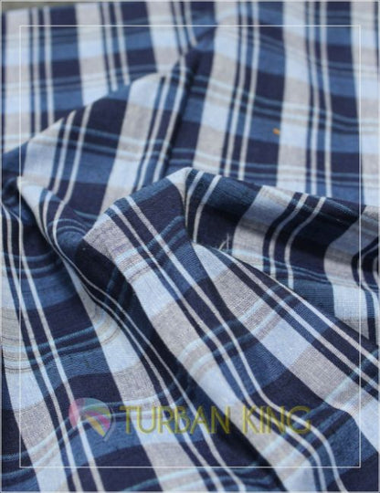 Parna - Navy Blue & white Check image 1