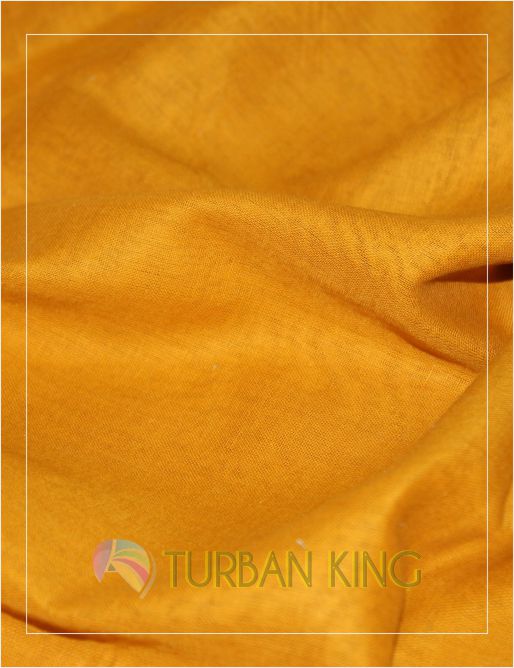 Full Voile Turban - Mustard image 1