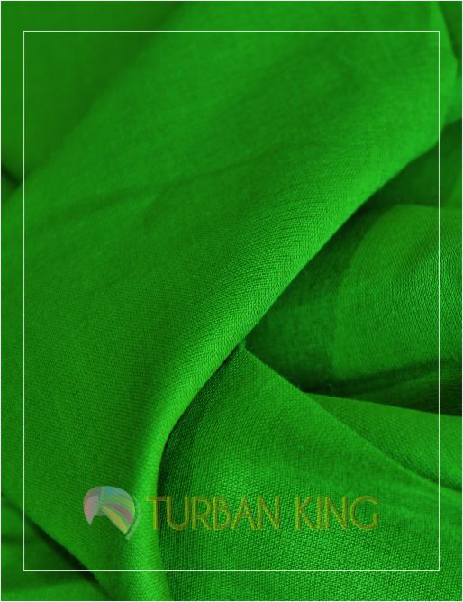 Full Voile Turban - Parrot Green image 0