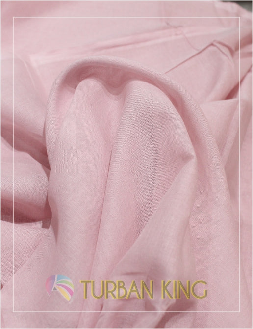 Full Voile Turban - Seashell Pink image 0