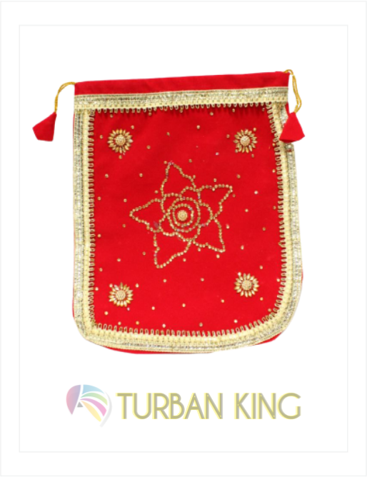 Dry Fruit Potli Bags - Red Colour image 1