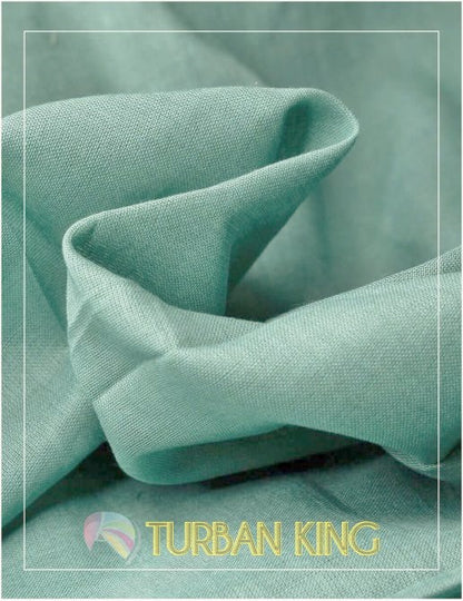 Full Voile Turban - Bay leaf green image 1