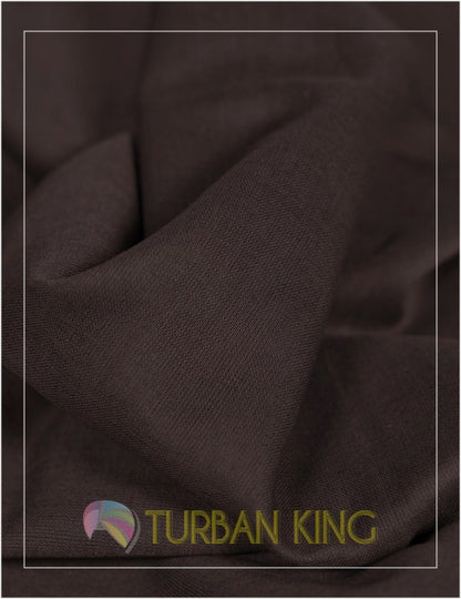 Full Voile Turban - Dark Coffee image 0
