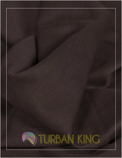 Full Voile Turban - Dark Coffee image 0