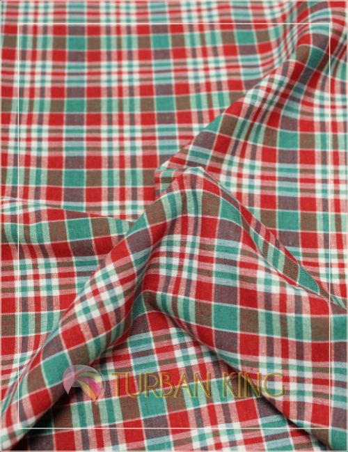 Parna - Red & Mint Green Check image 0