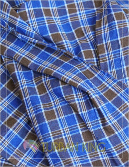 Parna - Blue Brown Check image 0