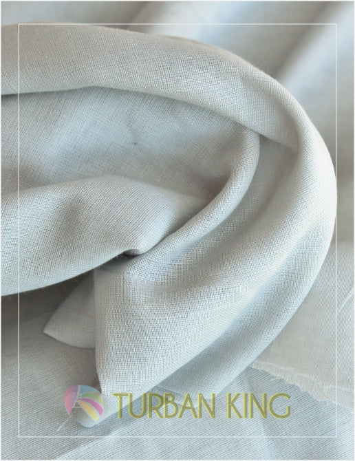 Full Voile Turban - Light Grey image 1