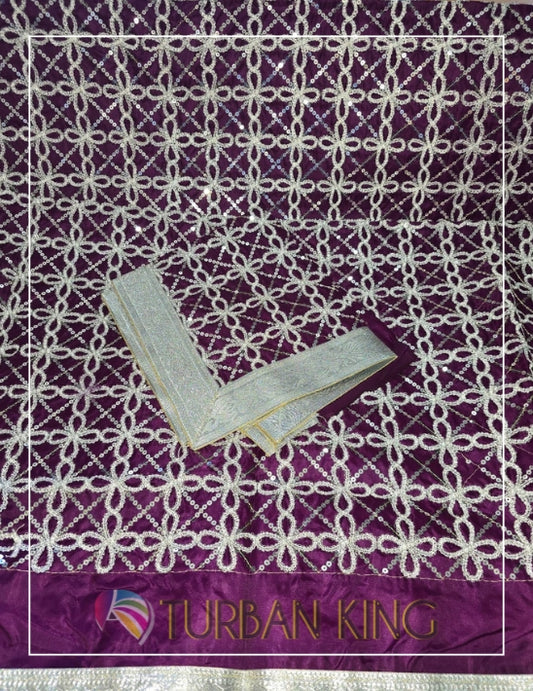 Double Set Rumala Sahib - Purple silver image 0