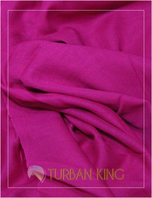 Full Voile Turban - Rani Pink image 0