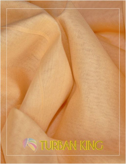 Full Voile Turban - Light Marigold image 0