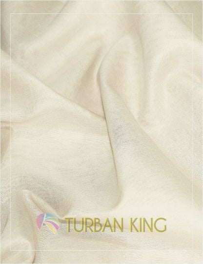 Full Voile Turban - Cream image 1